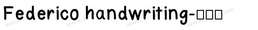 Federico handwriting字体转换
